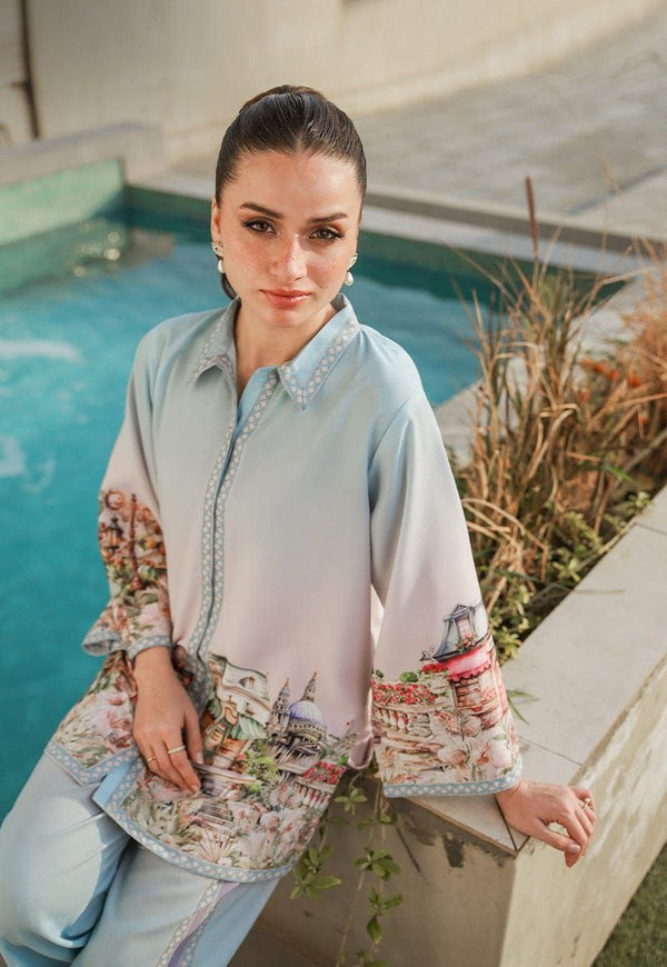 Skyline Dream Co-ord Set – Pastel Cityscape Edition