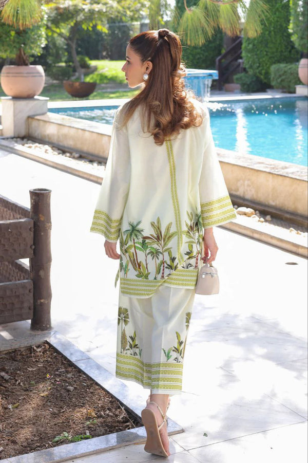 🌿 Botanical Breeze Rayon Co-Ord Set