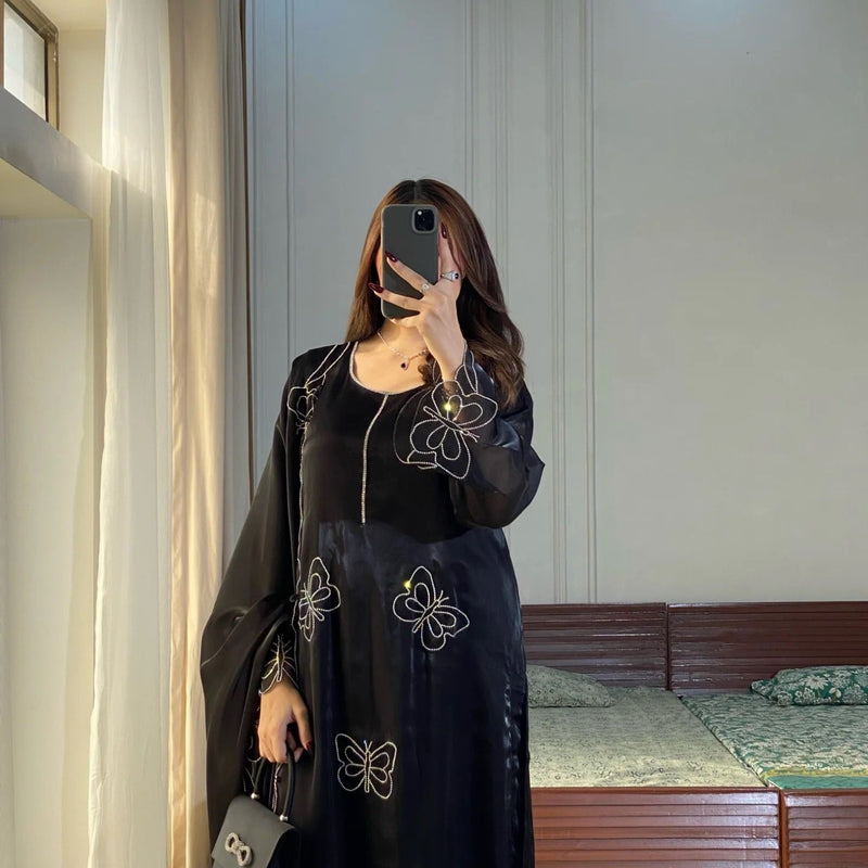 New Designer Party Wear Top and Pant Set with Fancy Dupatta and Embroidery Work